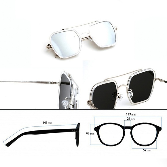 O2 Eyewear 92001 Rectangular Sunglasses(BK) - Picture 5 of 8